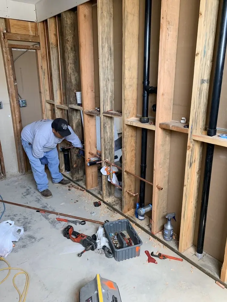 Commercial rough-in plumbing for Gas Line Repair in Garnet Valley